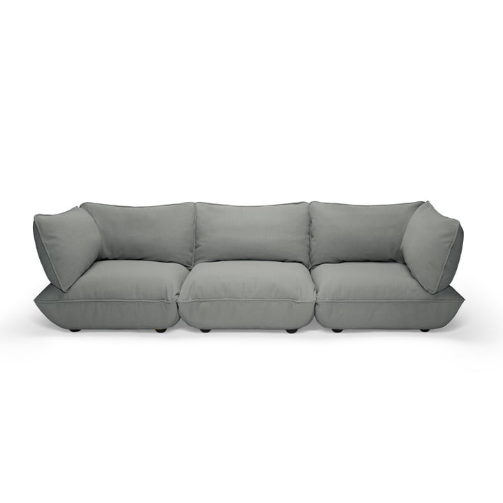 Le canapé Sumo grand de Fatboy dans la couleur mouse grey
