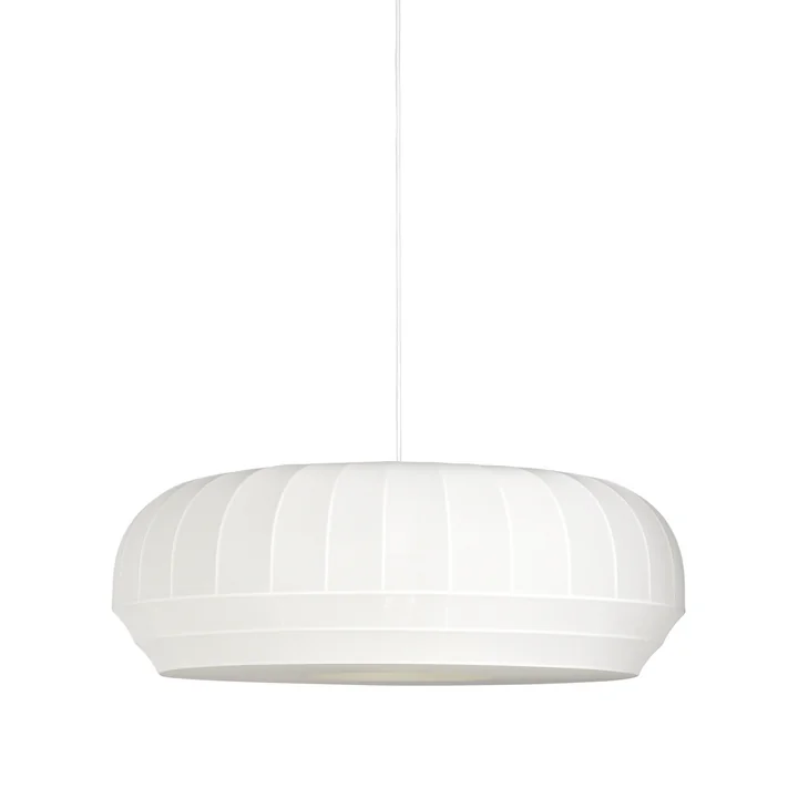Tradition Suspension large oval de Northern dans la version blanche