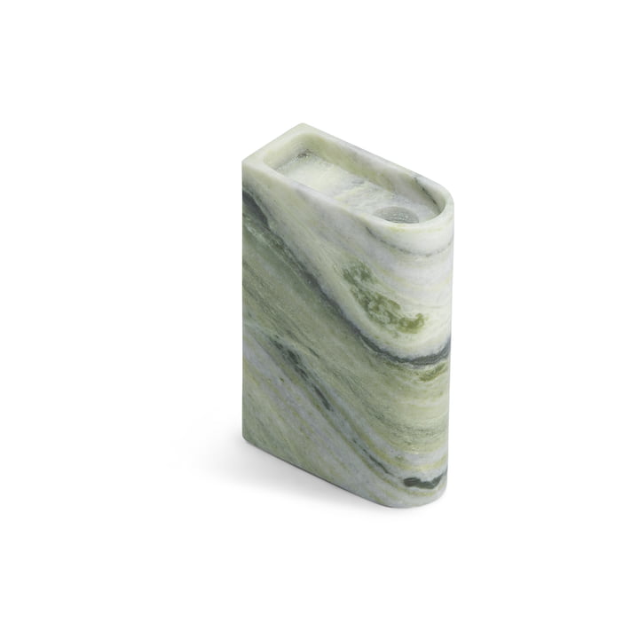Monolith Bougeoir medium de Northern dans la version marbre vert