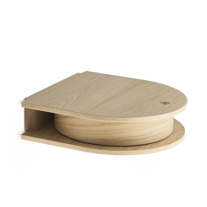 Valet Tablette murale small de Northern dans la finition chêne huilé