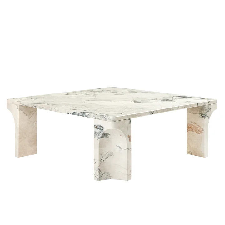 Doric Table basse de Gubi dans la version electric grey