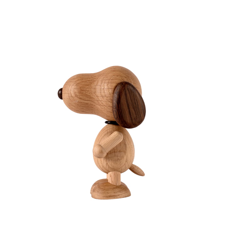 Snoopy Figurine en bois, small, chêne de boyhood