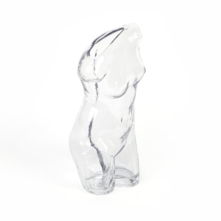 Body Vase en verre de Doiy dans la version transparente