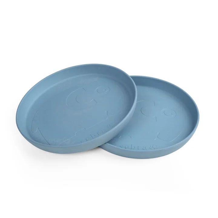 Mums Assiette pour enfants de Sebra dans la version powder blue