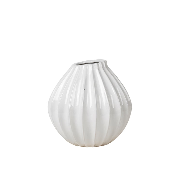 Wide Vase, Ø 25 x H 25 cm, ivory de Broste Copenhagen