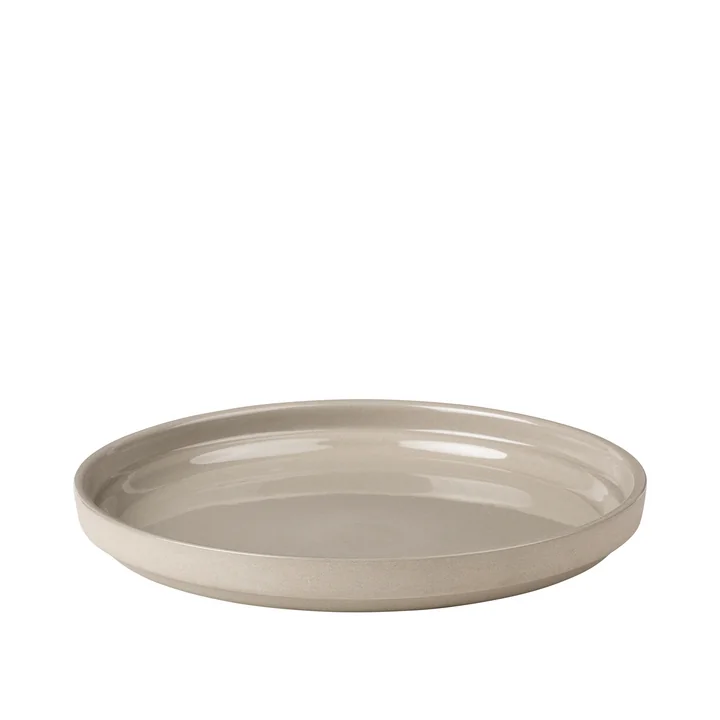 Nordic Bistro Assiette à dessert, Ø 21 x 2. 4 cm, beige de Broste Copenhagen