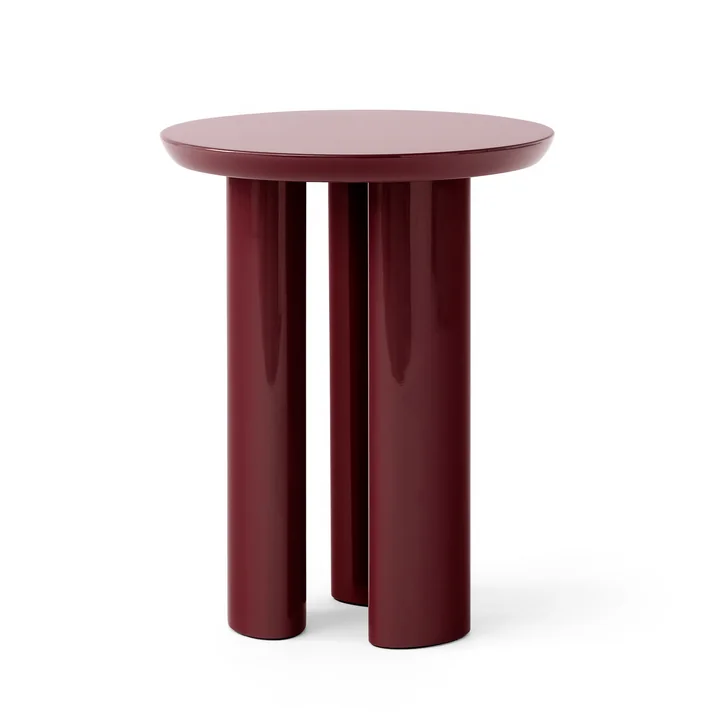 Tung Table d'appoint, burgundy red de & Tradition