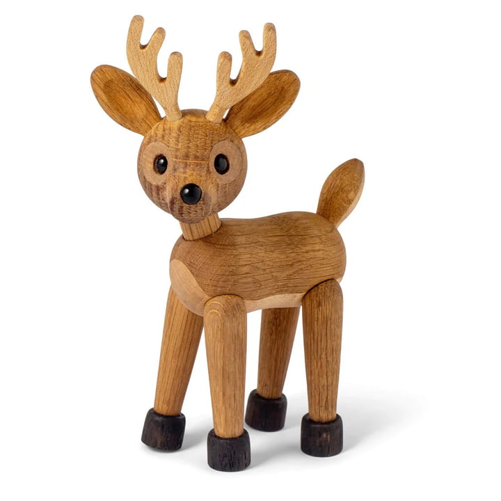 Petit cerf figurine en bois de Spring Copenhagen dans la version Spirit