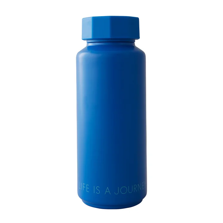 Bouteille thermos AJ Hot & Cold 0,5 l, bleu cobalt (édition spéciale) de Design Letters