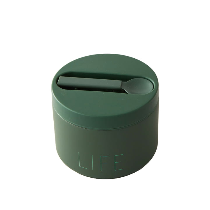 Travel Life Thermo Lunch Box small, Life / myrtle green de Design Letters
