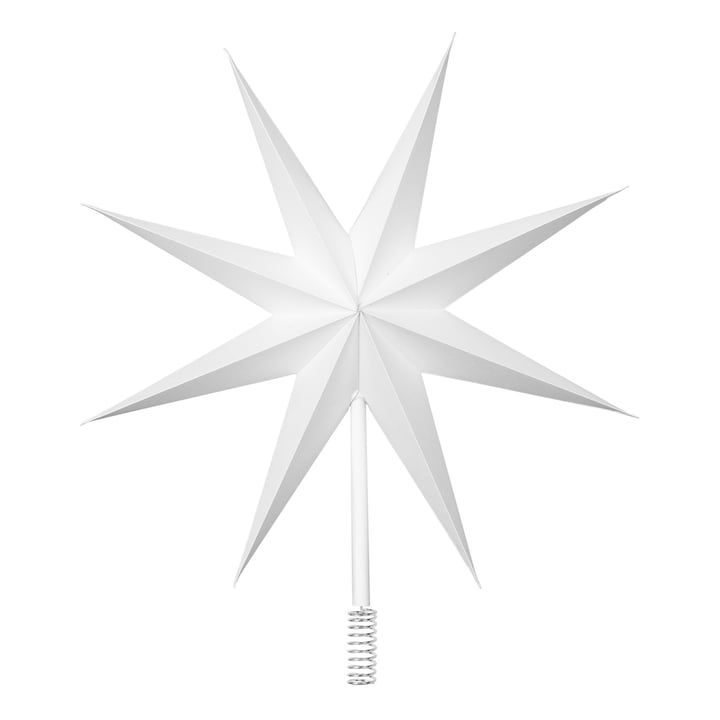 Top Star Pointe de sapin de Noël, Ø 30 cm, blanc de Broste Copenhagen
