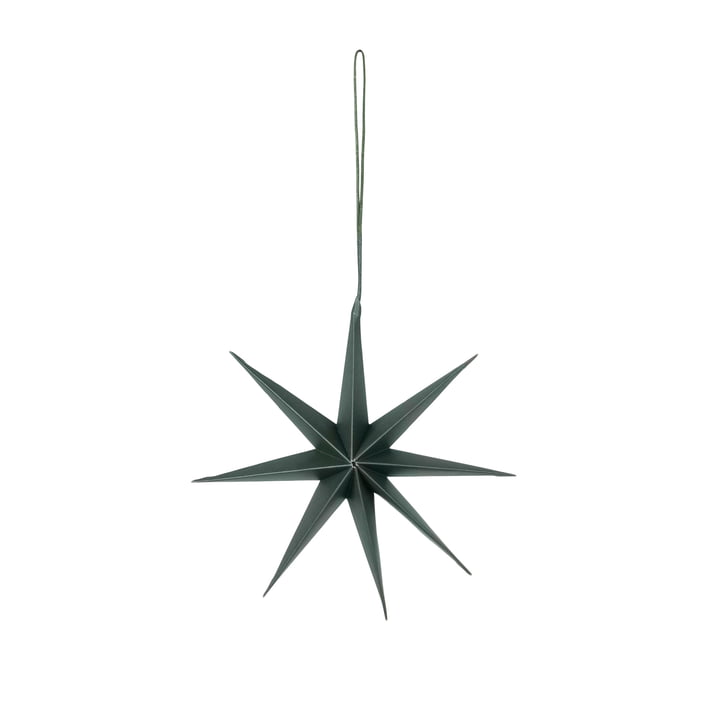 Broste Copenhagen - Christmas Star Pendentif décoratif, Ø 15 cm, deep forest