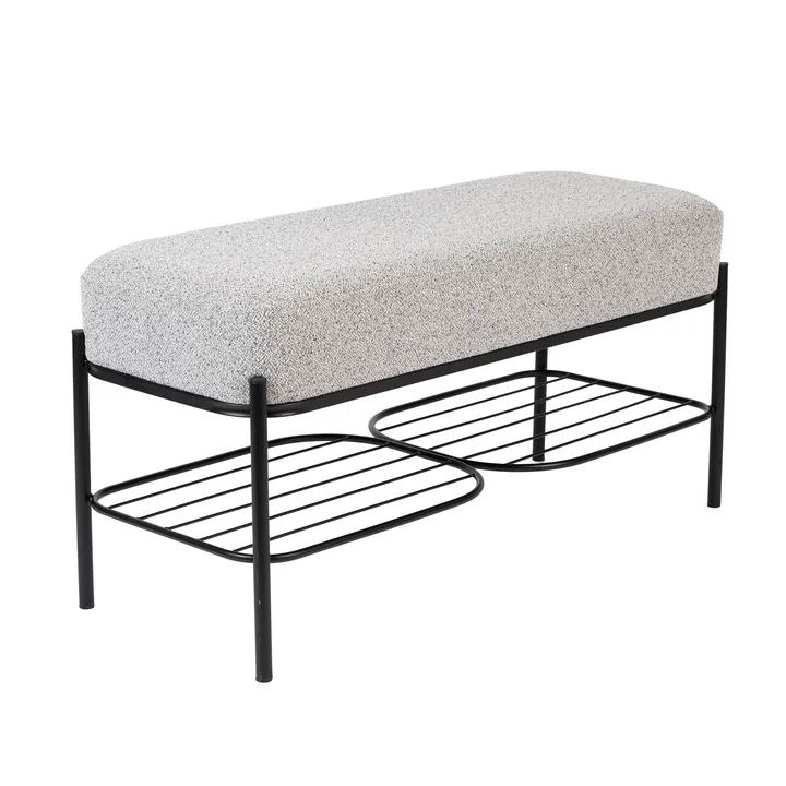 Comfy Banc de Livingstone dans la version noir / gris