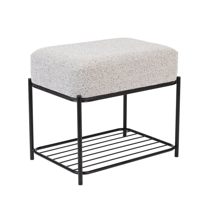 Comfy Tabouret de Livingstone dans la finition noir / gris