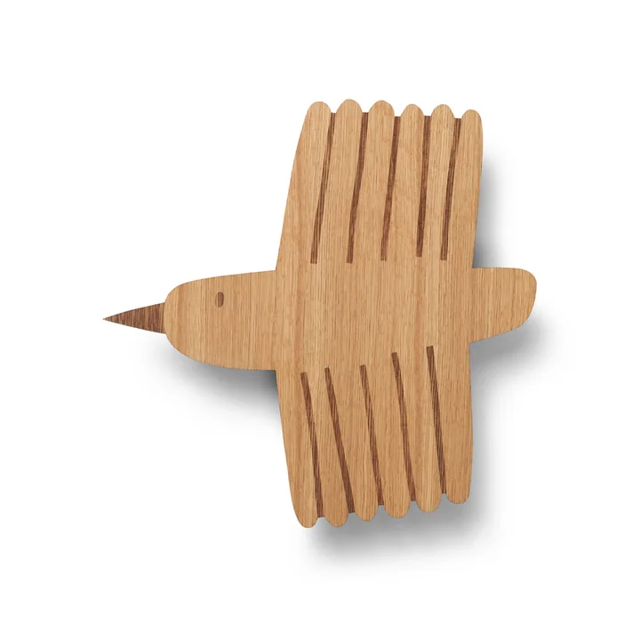 Bird Kinder Applique murale, oiled oak de Ferm Living