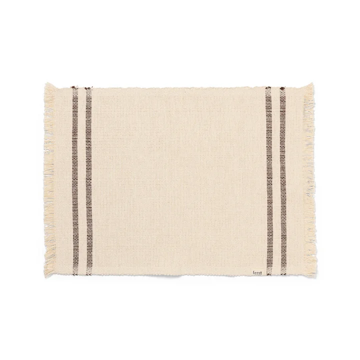 Savor Set de table, off-white/chocolate de Ferm Living