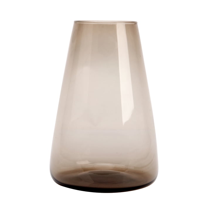Dim Smooth Vase large de XLBoom dans la couleur smoke grey