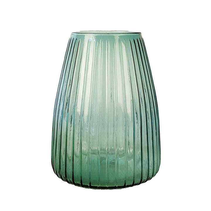Dim Stripe Vase moyen de XLBoom dans la version vert clair