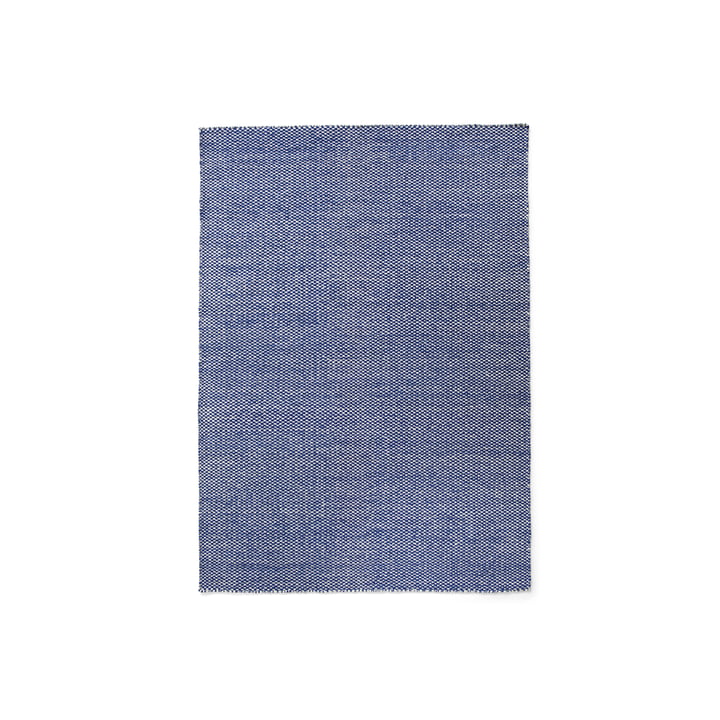 Moiré Kelim Tapis 140 x 200 cm, bleu de Hay
