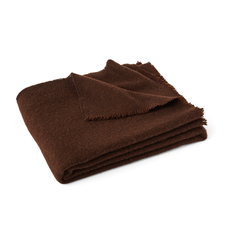Mono couverture de laine, 130 x 180 cm, chocolate de Hay