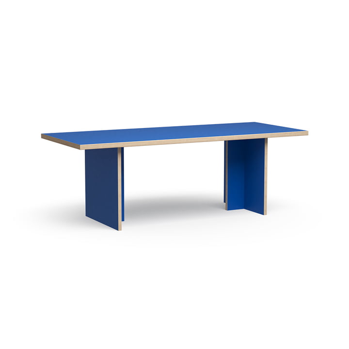Table de salle à manger rectangulaire, 220 cm, blue de HKliving