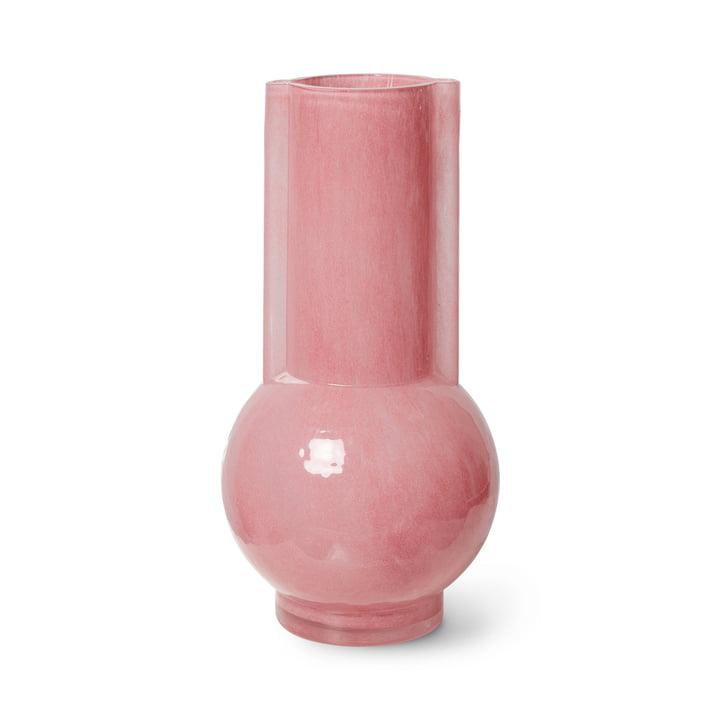 Vase en verre, pink milky de HKliving