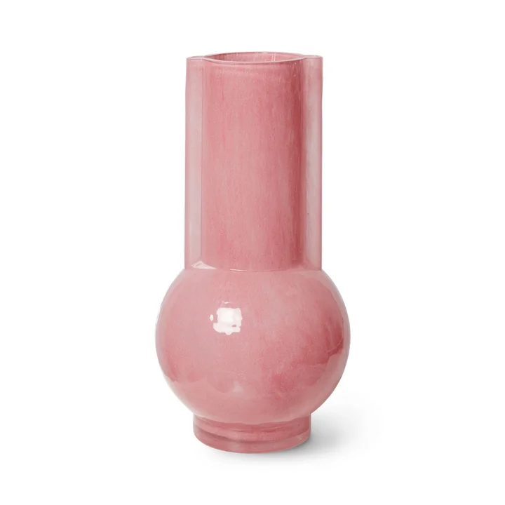 Vase en verre, pink milky de HKliving