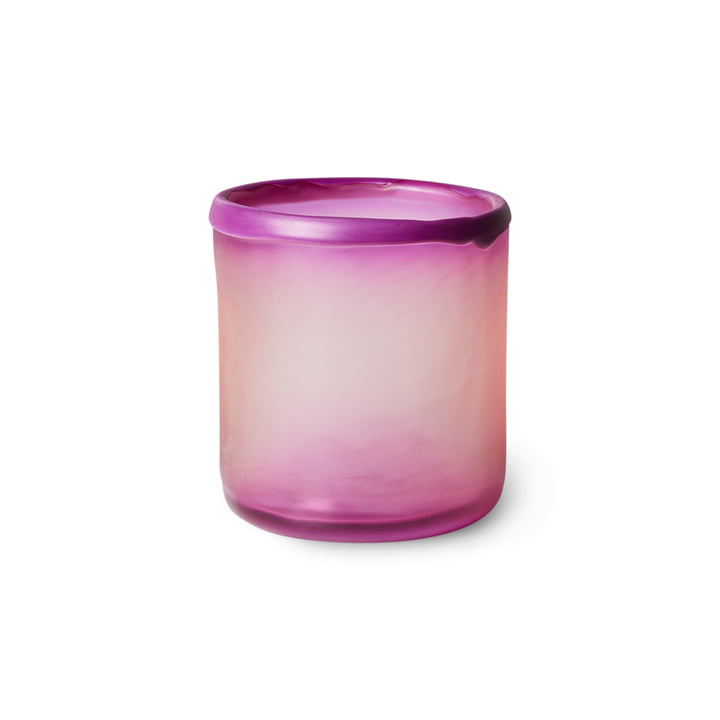 Porte-bougies à réchaud en verre, purple de HKliving