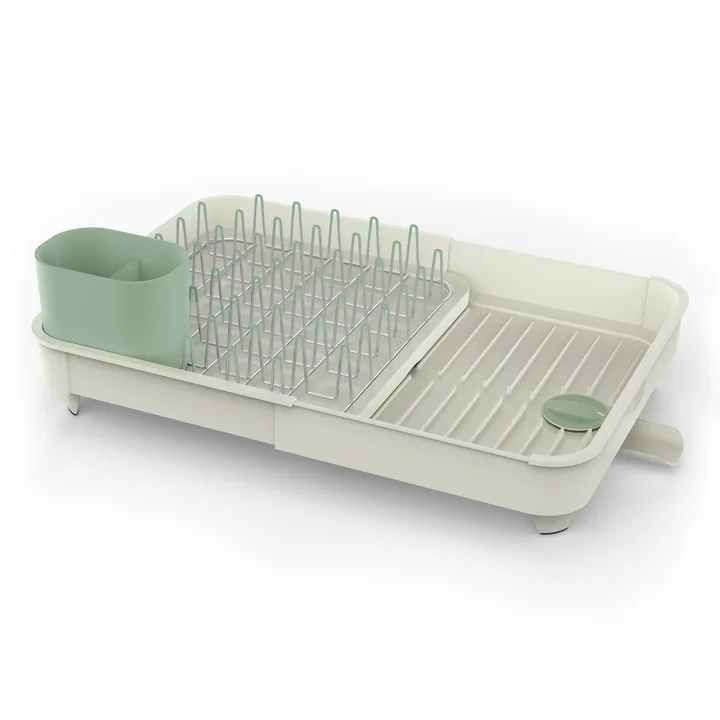 Extend Egouttoir, gris clair / vert de Joseph Joseph