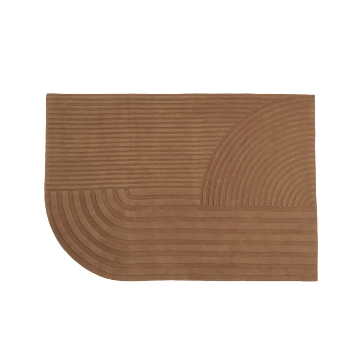 Relevo Tapis, 170 x 240 cm, burnt orange de Muuto