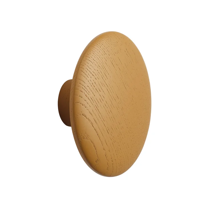 crochet mural "The Dots" single medium, burnt orange de Muuto