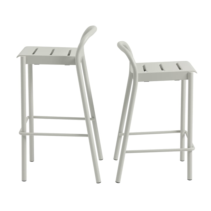 Linear Steel Tabouret de bar Outdoor de Muuto