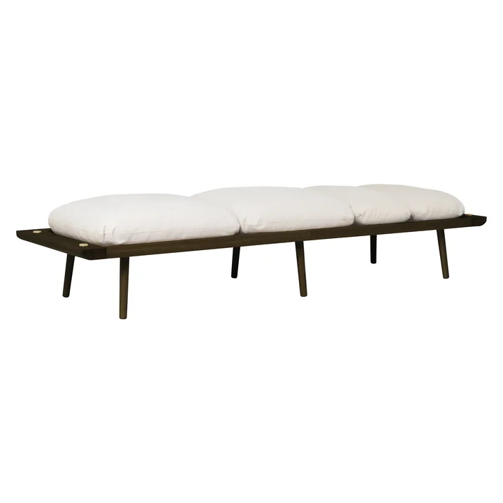 Lounge Around Daybed, chêne foncé / white sands de Umage