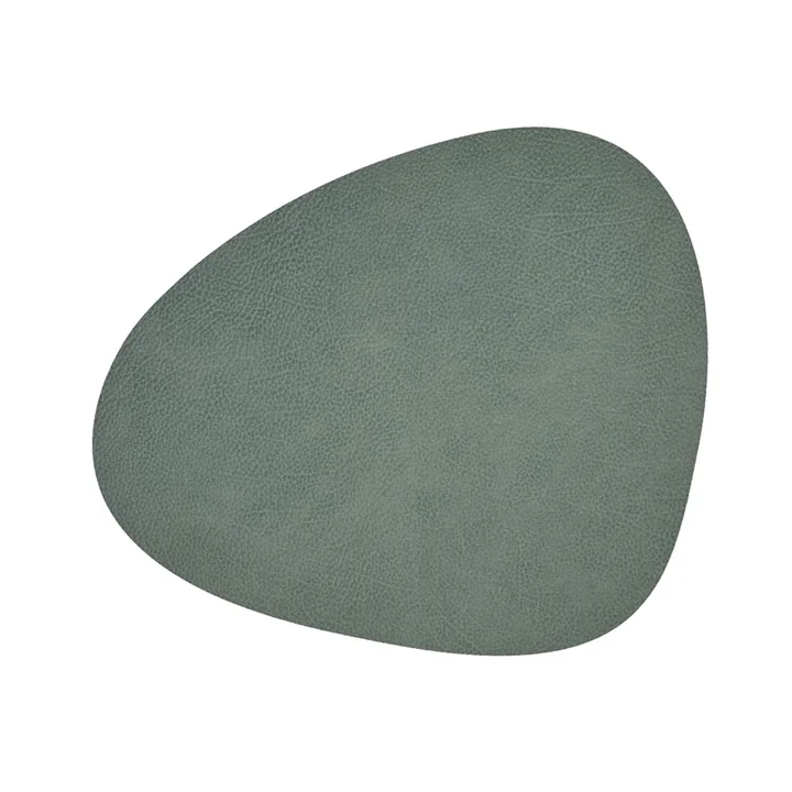 Set de table Curve M, 31 x 35 cm, Hippo vert pastel de Lind DNA