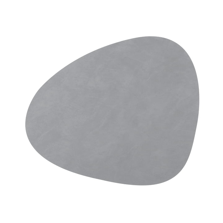 Set de table Curve M, 31 x 35 cm, Nupo gris clair de LindDNA