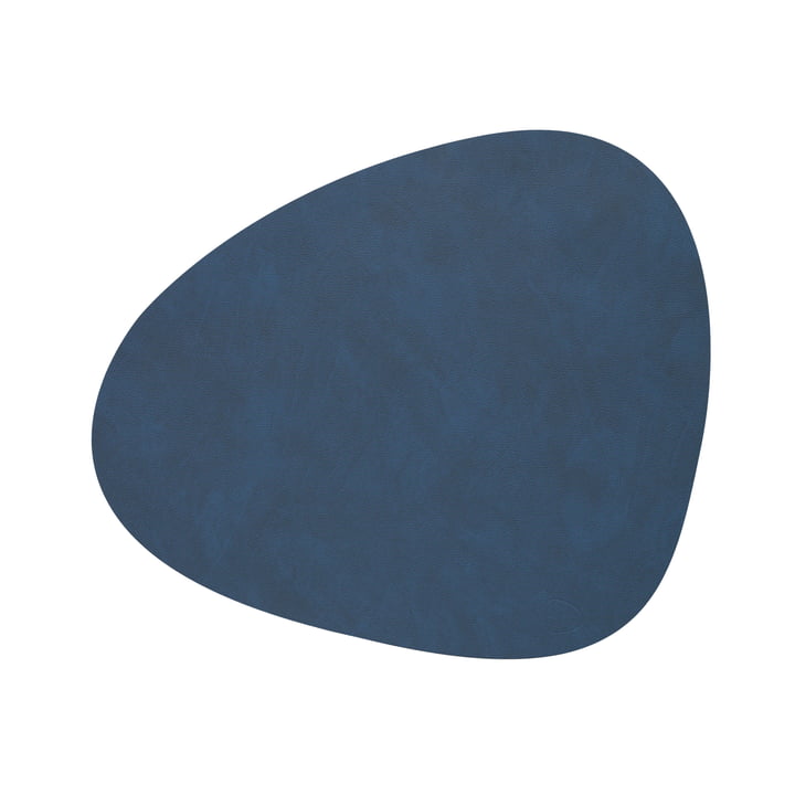 Set de table Curve M, 31 x 35 cm, Nupo midnight blue de LindDNA