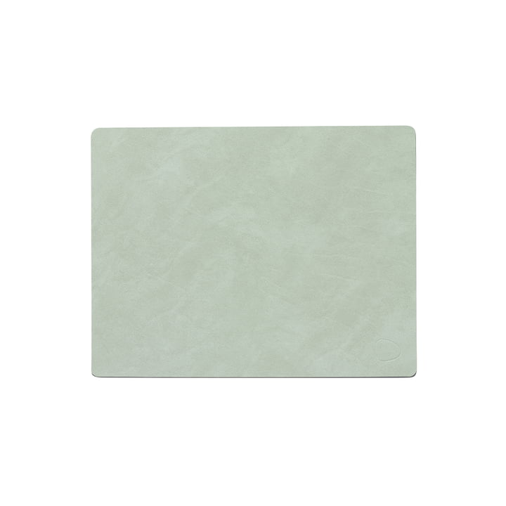 Set de table Square M, 3 4. 5 x 2 6. 5 cm, Nupo vert olive de LindDNA