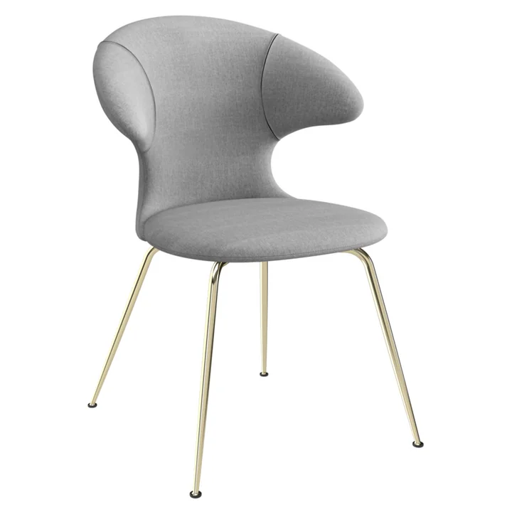 Time Flies Chaise, piètement laiton, sterling de Umage