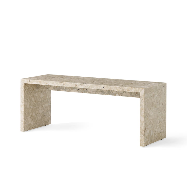 Plinth Table basse Bridge, kunis breccia de Audo