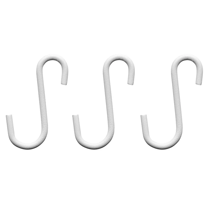 Nivo Crochets d'étagère, blanc (set de 3) de Gejst