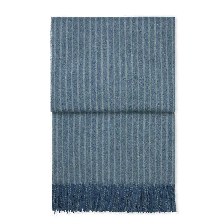 Stripes Couverture de Elvang dans la couleur mirage blue