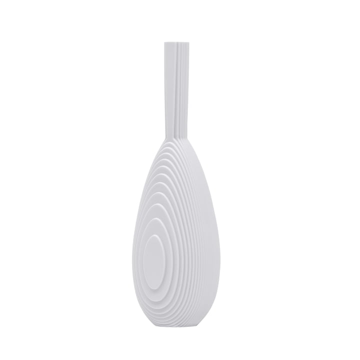 Flow Vase, Teardrop, blanc de ArchitectMade