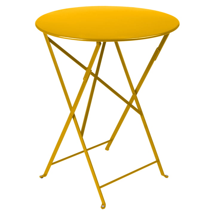 Fermob - Bistro Table pliante Ø 60 cm, miel