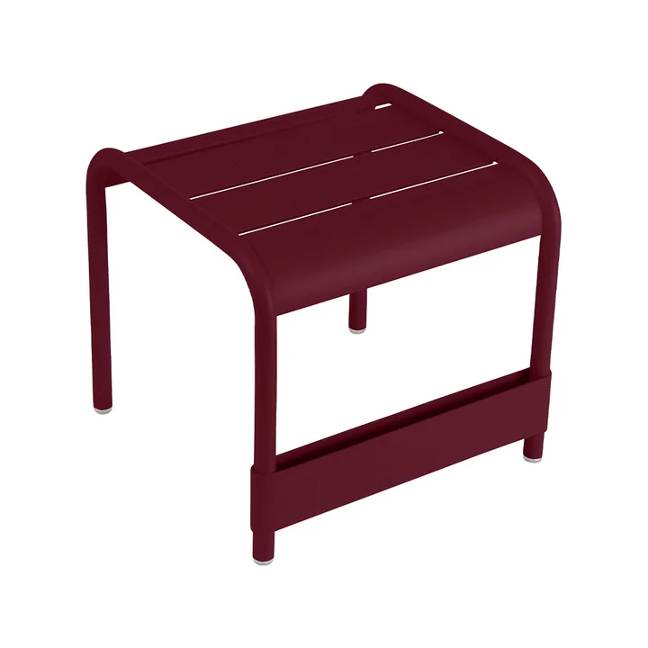 Luxembourg Table basse / repose-pieds, 44 x 42 cm de Fermob dans la couleur cerise noire