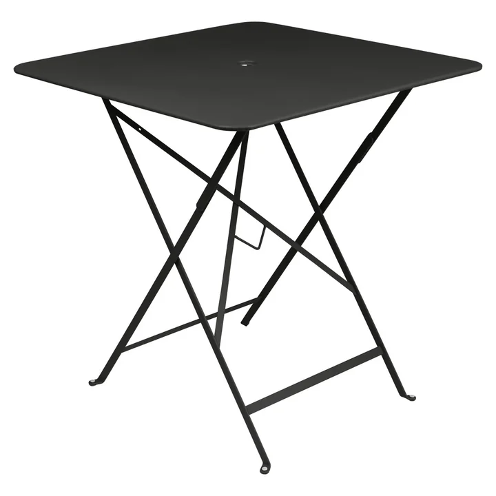 Fermob - Bistro Table pliante, 71 x 71 cm, réglisse