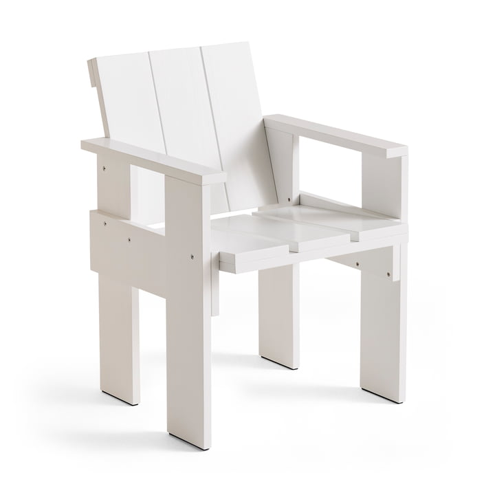 Crate Lounge Chair, L 64 cm, white de Hay