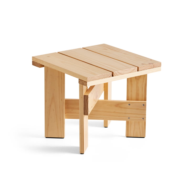 Hay - Crate Table d'appoint, L 45 cm, pine