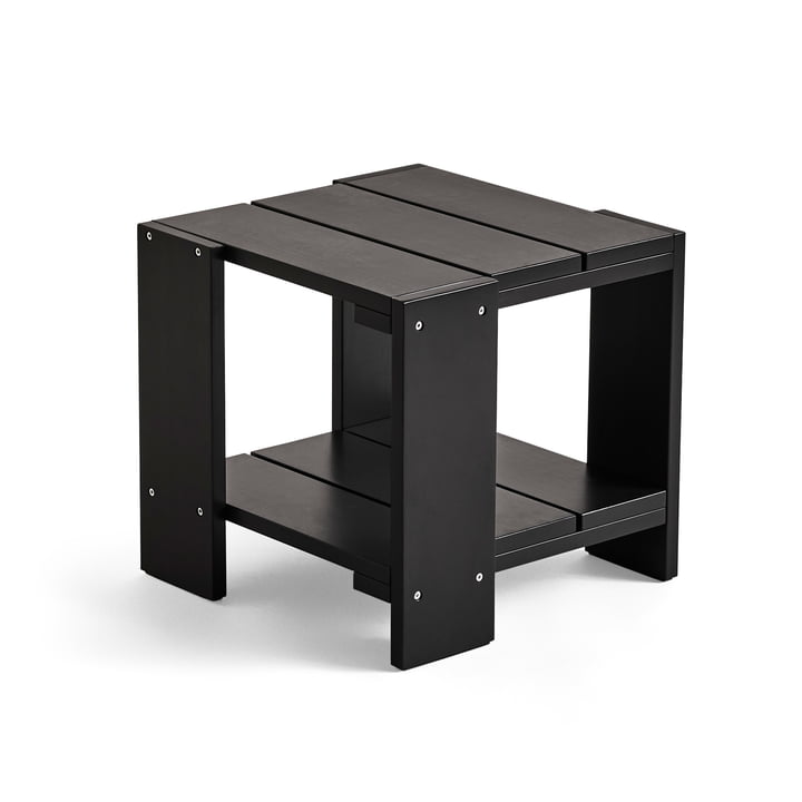 Crate Table d'appoint, L 49,5 cm, black de Hay