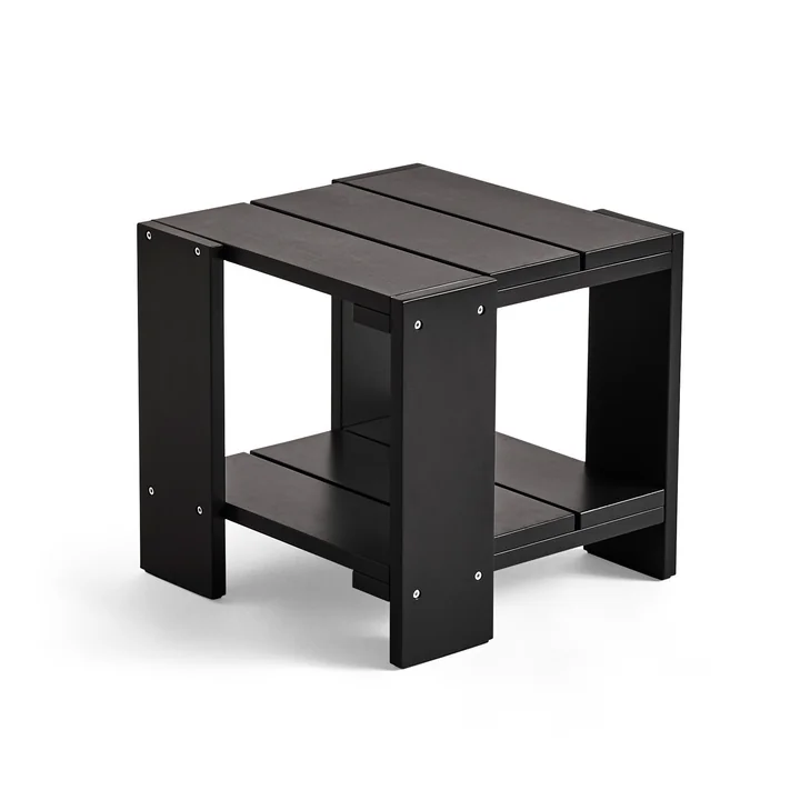 Crate Table d'appoint, L 49,5 cm, black de HAY