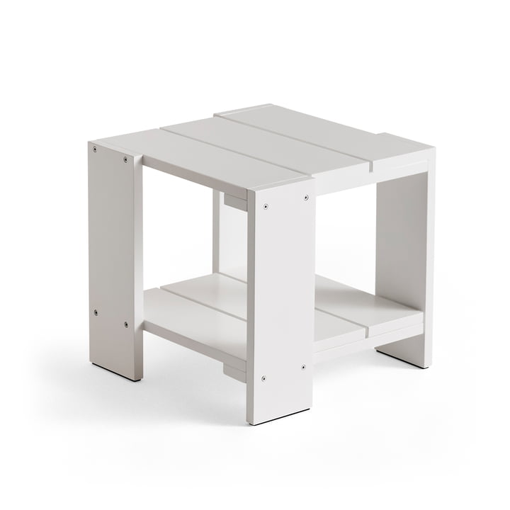Crate Table d'appoint, L 49,5 cm, white de Hay
